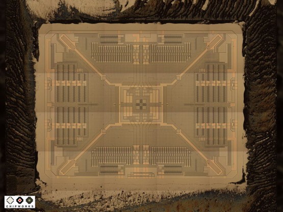 iPad 2 gyroscope under an electron microscope