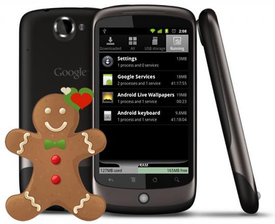 Google Nexus One Android Handset ~ Getting Gingerbread love