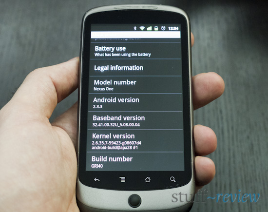 Nexus One Manually Update ~ Phone updated!