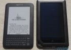 Nook Color vs. Kindle ~ Screen comparison ~ Under bright sunlight, the Kindle wins