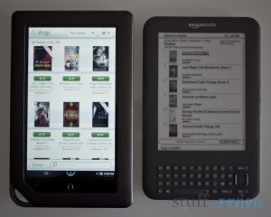 Nook Color vs. Kindle ~ Book stores