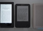 Nook Color vs. Kindle ~ Screen comparison vs. a real book!