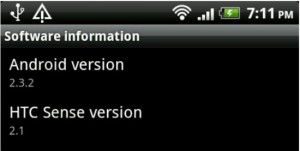 HTC Desire HD running Android Gingerbread beta