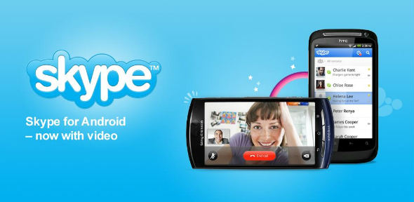 Skype for Android with video calls