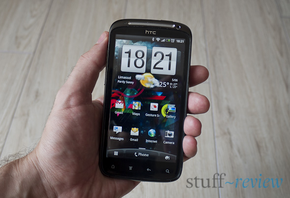 HTC Sensation in hand