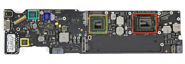 2011 MacBook Air logic board