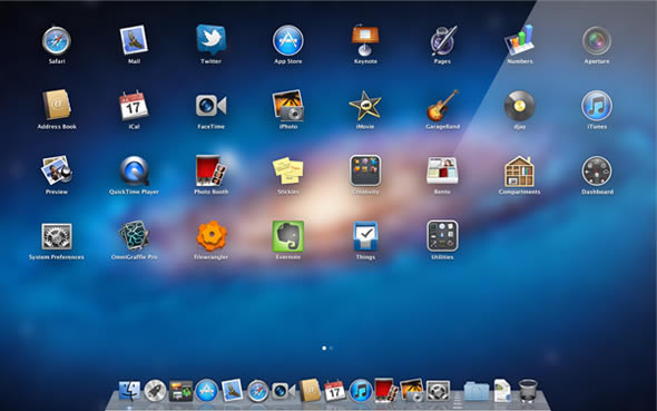 Mac OS X Lion Launchpad