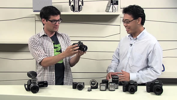 Sony new Alpha and NEX cameras video overview