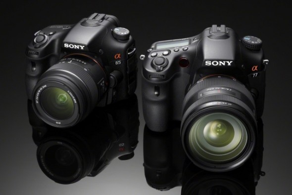 Sony's new Alpha cameras: SLT-A65 and SLT-A77