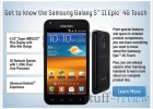 Galaxy S II Epic 4G Touch on Sprint – homescreen