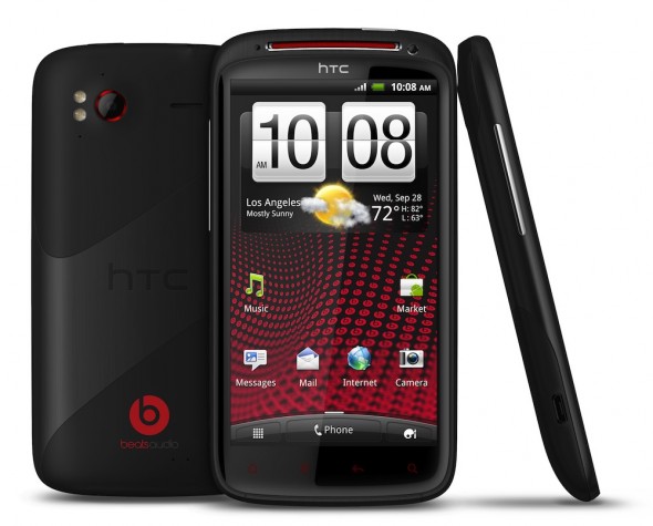 HTC Sensation XE smartphone, different views