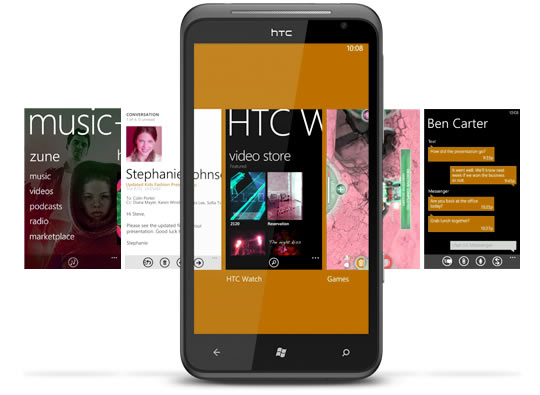 HTC Titan with Windows Phone 7.5 "Mango"