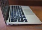 MacBook Air 2011 backlit keyboard and glass trackpad, side