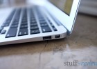 MacBook Air 2011 11-inch right side ports: Thunderbolt and USB2.0