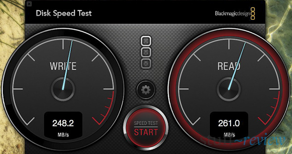 MacBook Air 2011, disk speed test