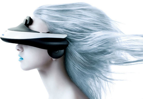 Sony HMZ-T1 OLED 3D head mounted display