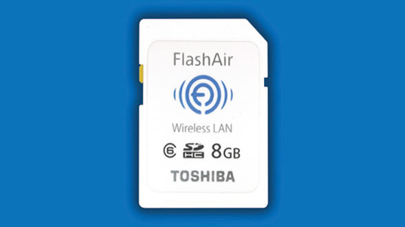 Toshiba FlashAir SDHC Memory Card with Embedded Wireless LAN