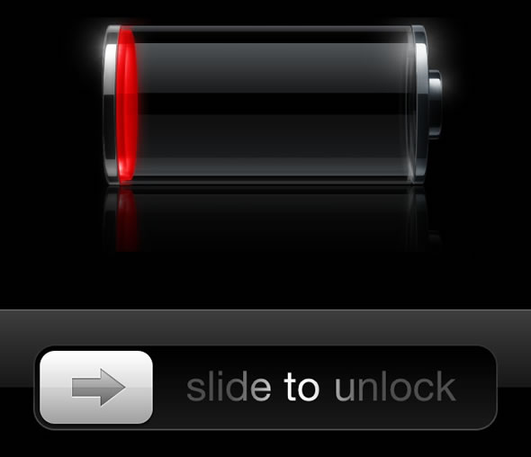 iPhone low battery level