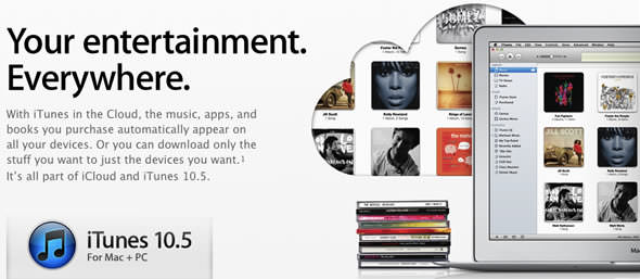 iTunes 10.5 becomes part of iCloud iTunes 10.5 becomes part of iCloud