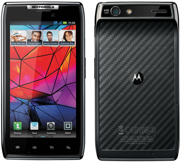 Motorola RAZR front and back