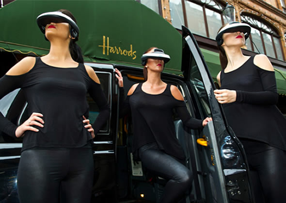 Sony HMZ-T1 3D headset lands at Harrods, London