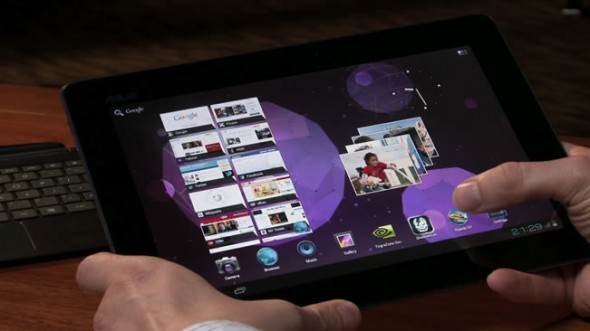 ASUS Transformer Prime running Android Ice Cream Sandwich