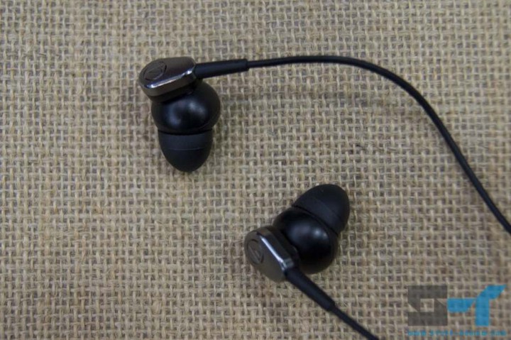 Audio-Technica ATH-ANC23 earbuds with small rubber tips