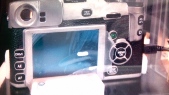 Fujifilm X-series MILC leaked picture - back