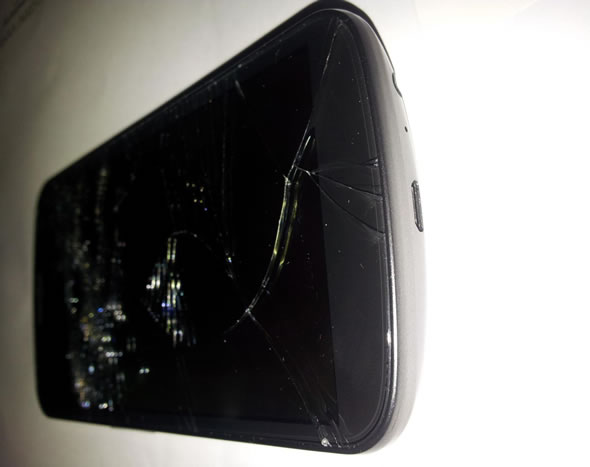 Galaxy Nexus shattered glass screen