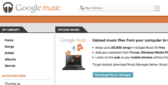 Google Music download Music Manager