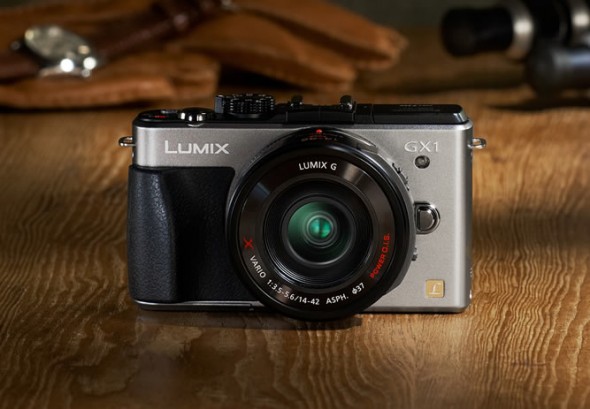 Panasonic Lumix GX1 MFT digital camera silver Panasonic Lumix GX1 MFT digital camera silver