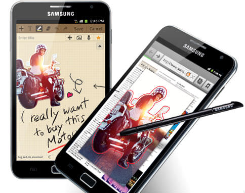 Samsung Galaxy Note, taking notes Samsung Galaxy Note, taking notes