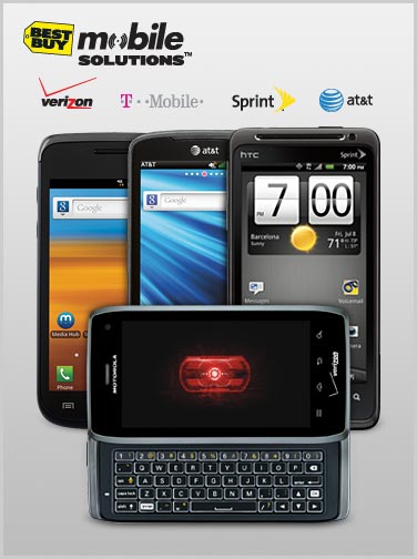 Motorola Droid 4 on Best Buy marketing material