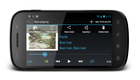 CyanogenMod 9 Music Player