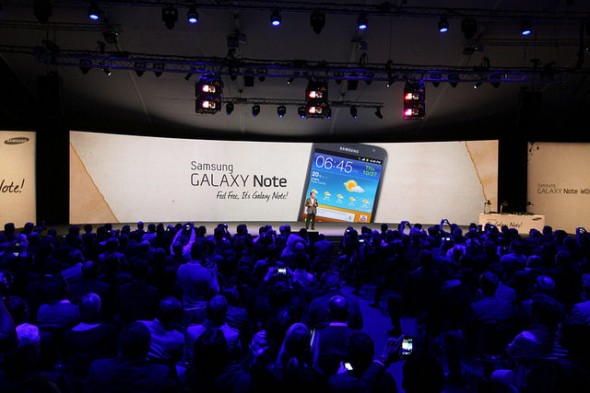 Samsung Galaxy Note event