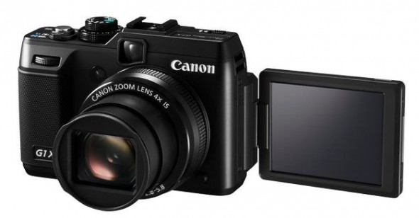 Canon Powershot G1 X digital camera articulating LCD