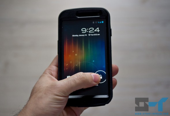 Galaxy Nexus OtterBox Defender series case front touchscreen