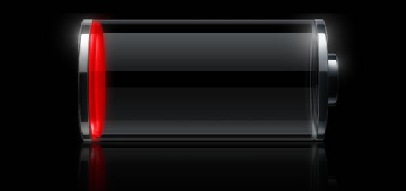 iOS low battery level