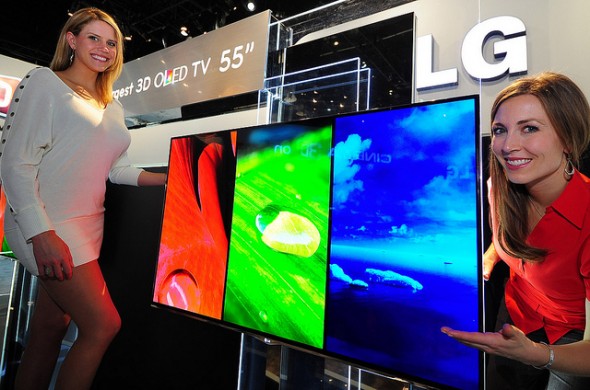 LG 55-inch OLED 3D TV