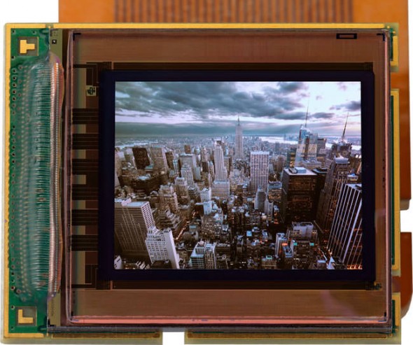 MicroOLED 0.61-inch 5,400k dot 1280x1024 resolution OLED panel