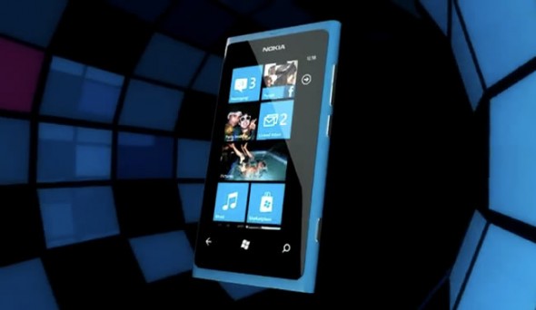 Nokia Lumia 800 blue