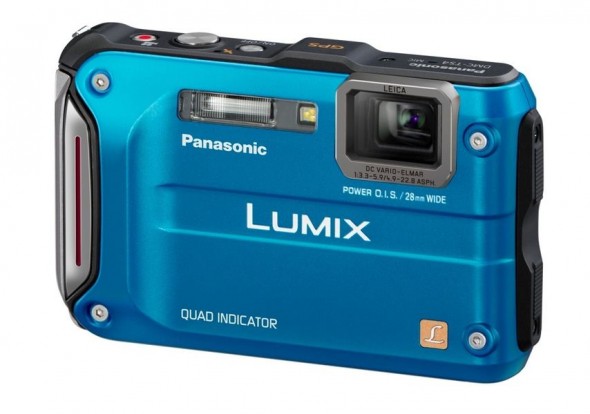 Panasonic TS4 rugged point-and-shoot camera - front