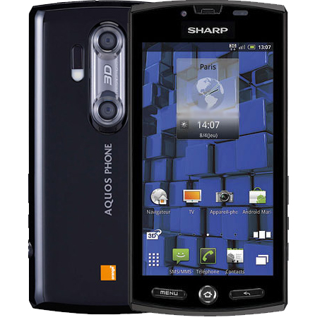 Sharp Aquos SH80F 3D smartphone