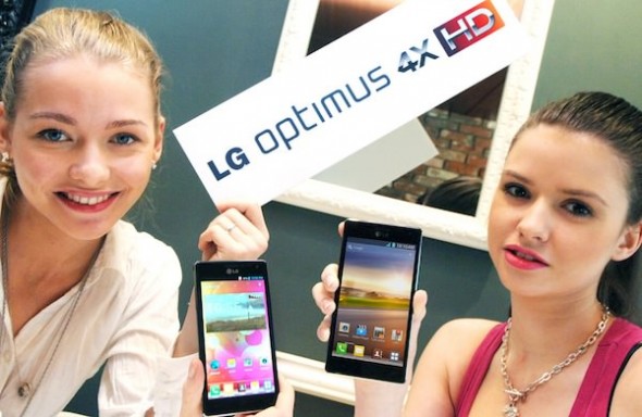 LG Optimus 4X HD Tegra 3 Android smartphone
