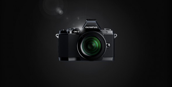 Olympus E-M5 Micro Four Thirds digital camera front