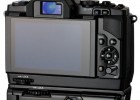 Olympus OM-D E-M5 MFT digital camera - back - black with grips