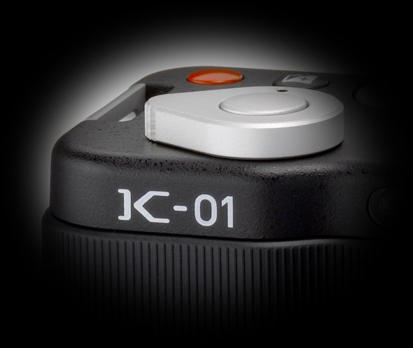 Pentax K-01 shutter button close-up