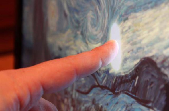 Petros Vrellis - Van Gogh's "The Starry Night" interactive painting