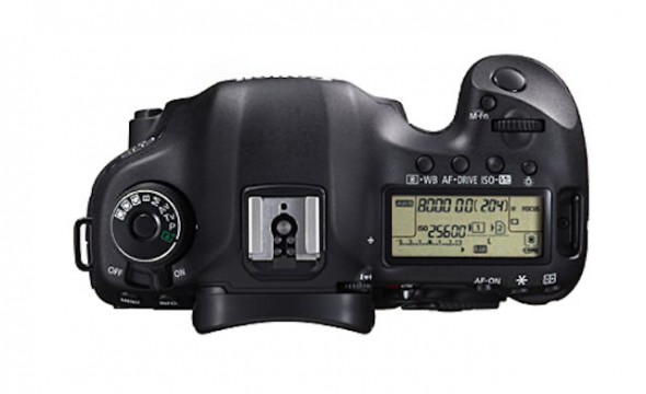 Canon EOS 5D Mark III top