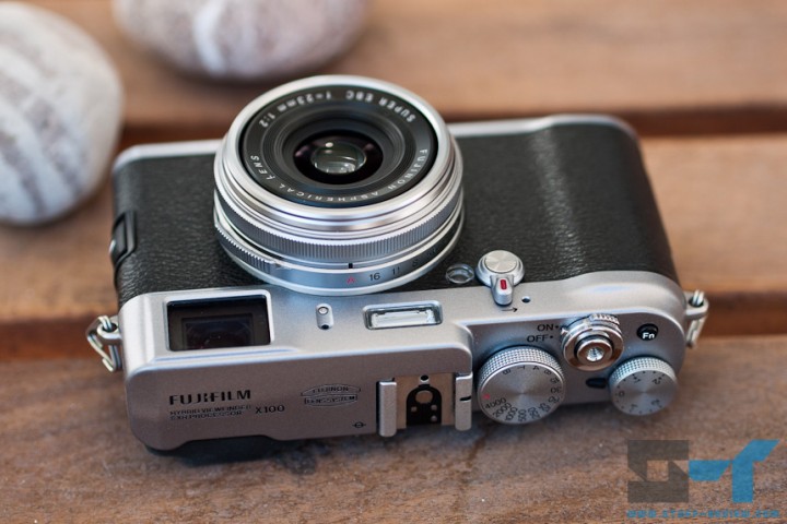 Fujifilm X100 digital camera - lying down